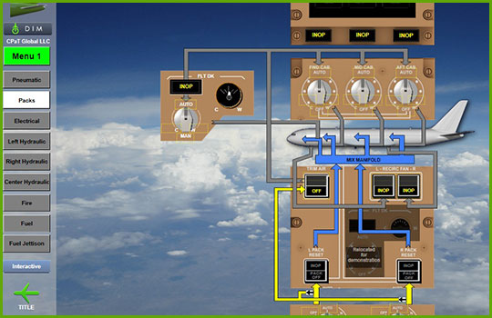 Boeing 767 aircraft systems diagram