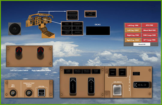 Boeing 757-200 switches