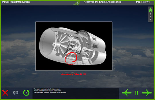 Boeing 757 Freighter N3 Drives the Engine