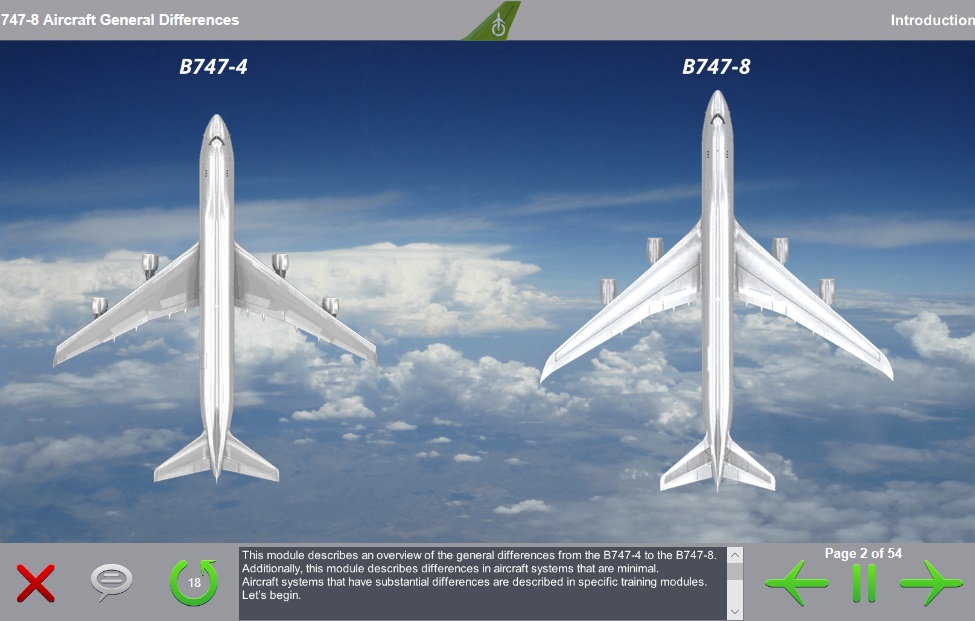 Boeing 747-400 to Boeing 747-8 General Differences