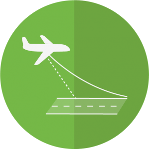 concepts of aircraft performance - course icon
