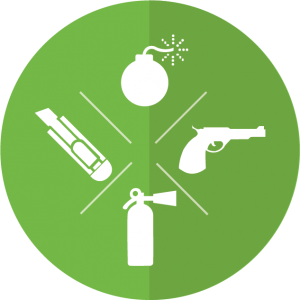 security and weapons - course icon