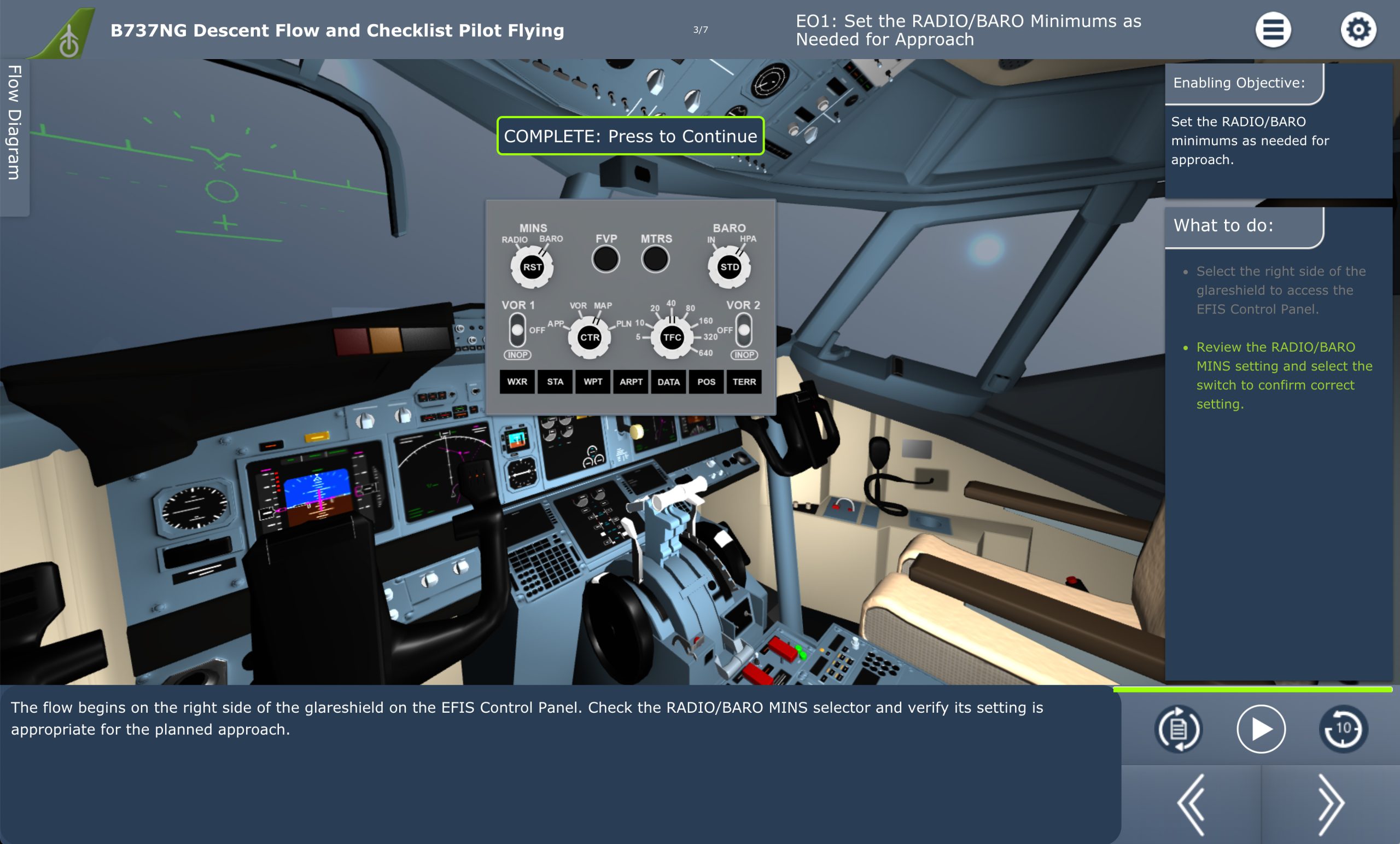CPaT Invent Boeing B737NG 3D Cockpit