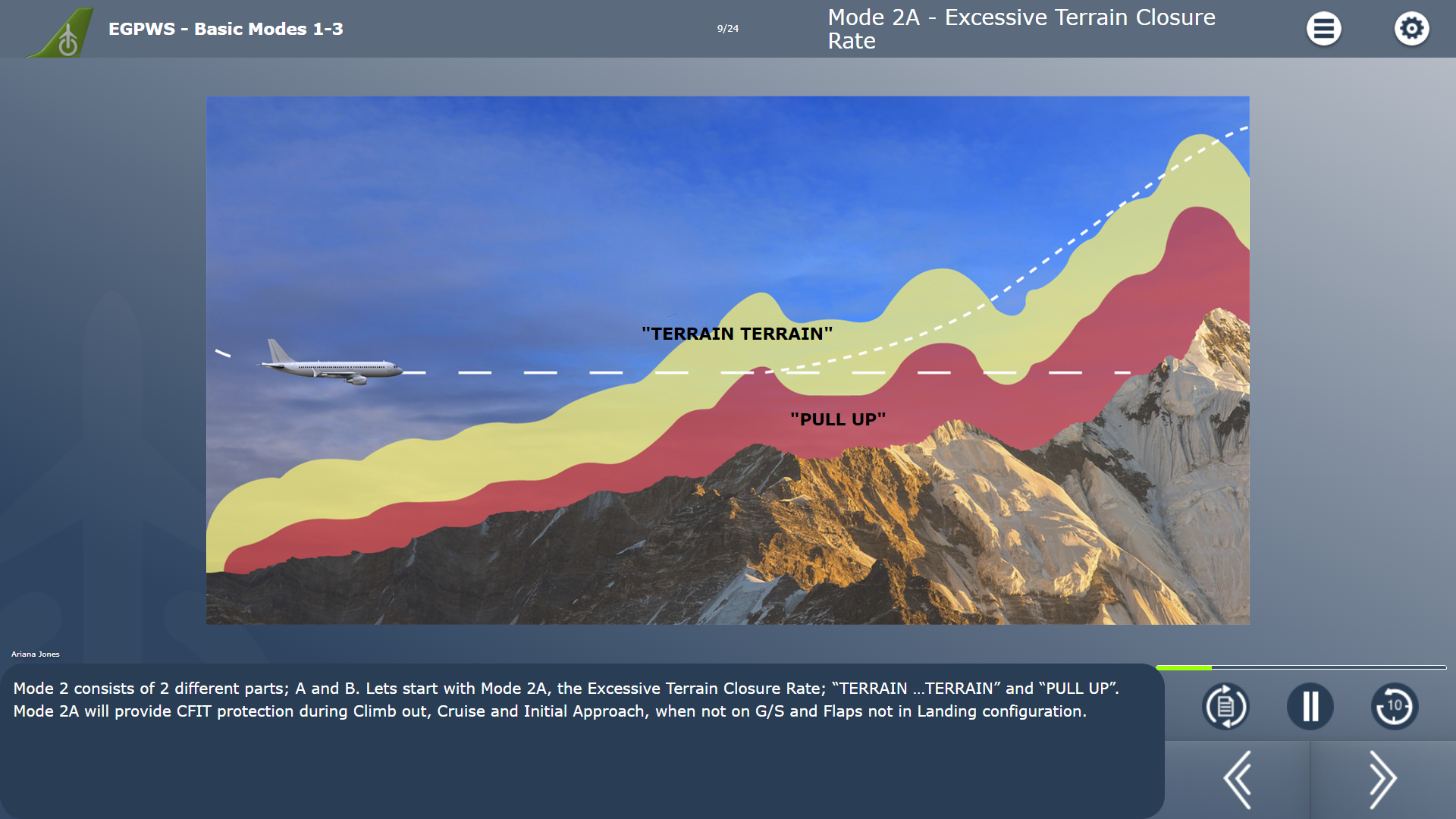 EGPWS Course Example