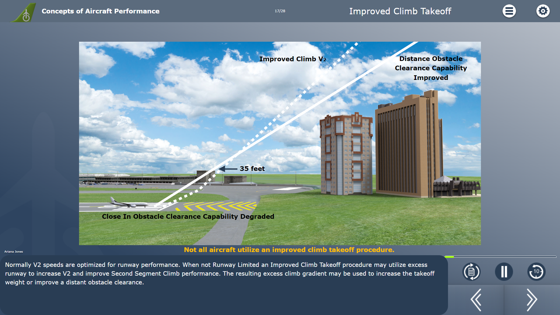 Concepts of Aircraft Performance Course Example