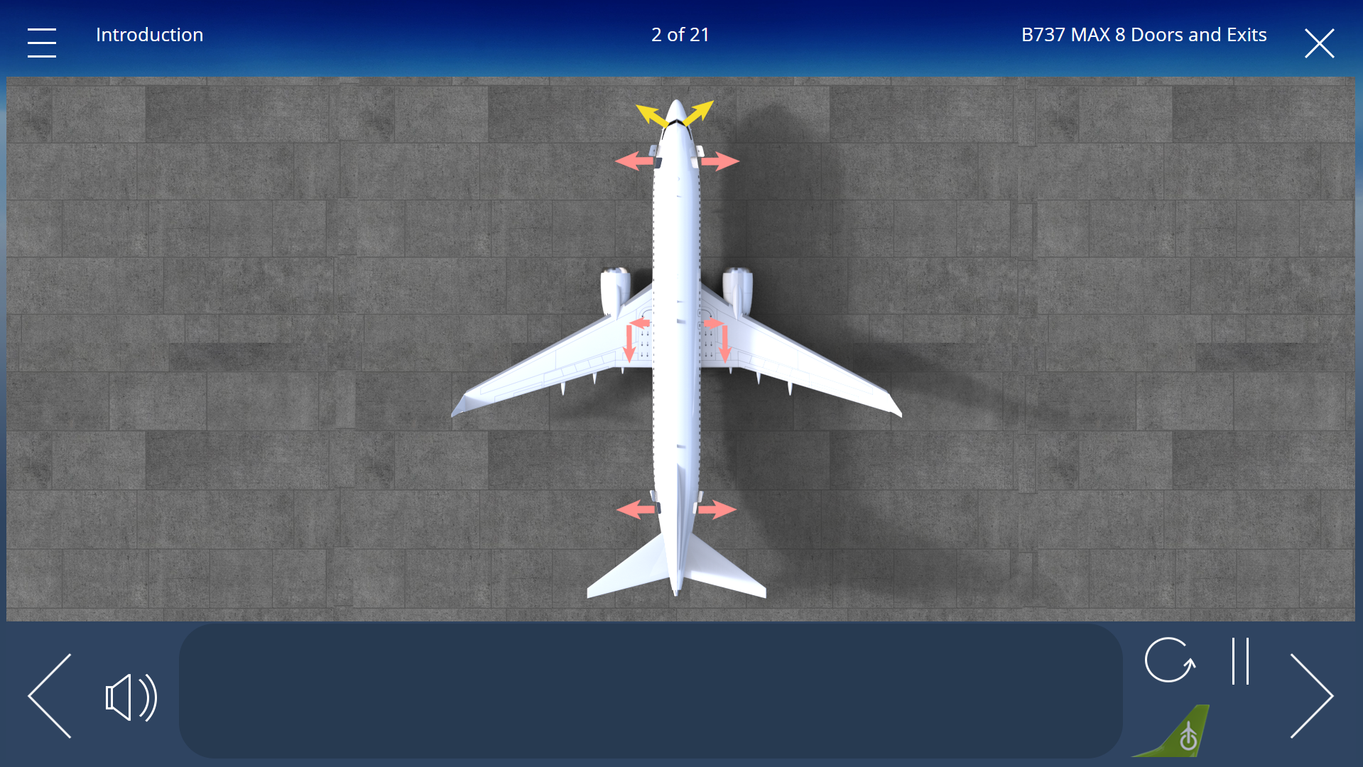 boeing-737MAX - doors and exits