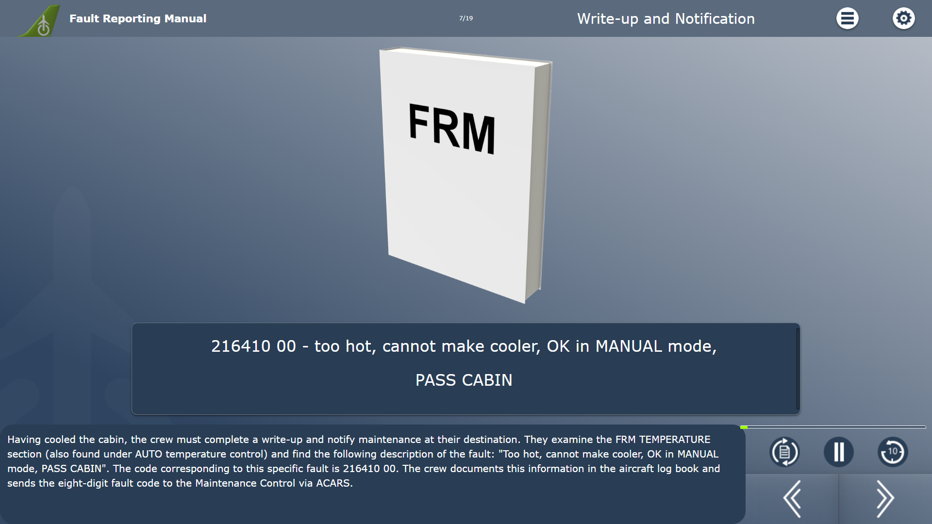 Fault Reporting Manual Example