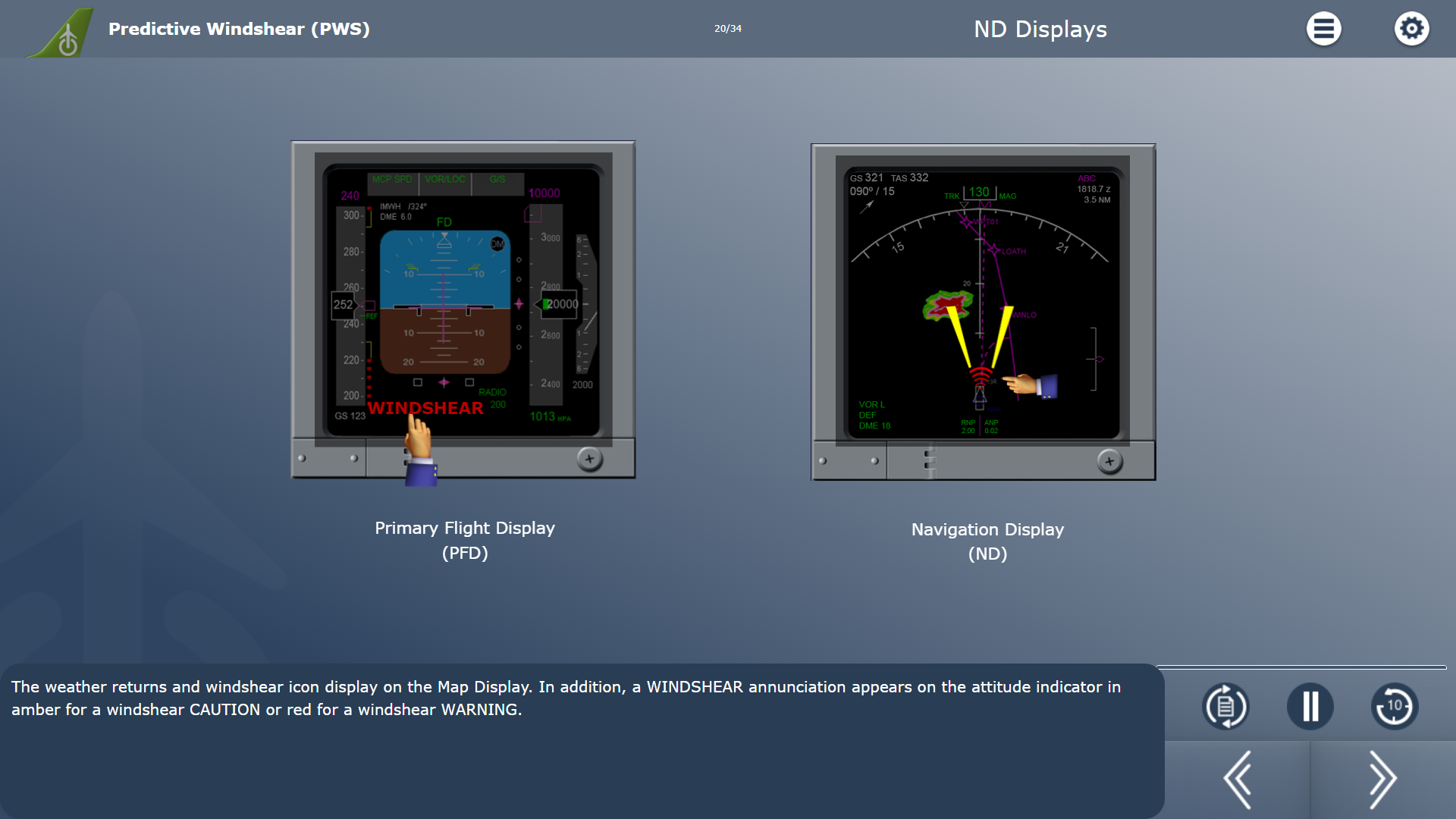 Predictive Windshear Course Example