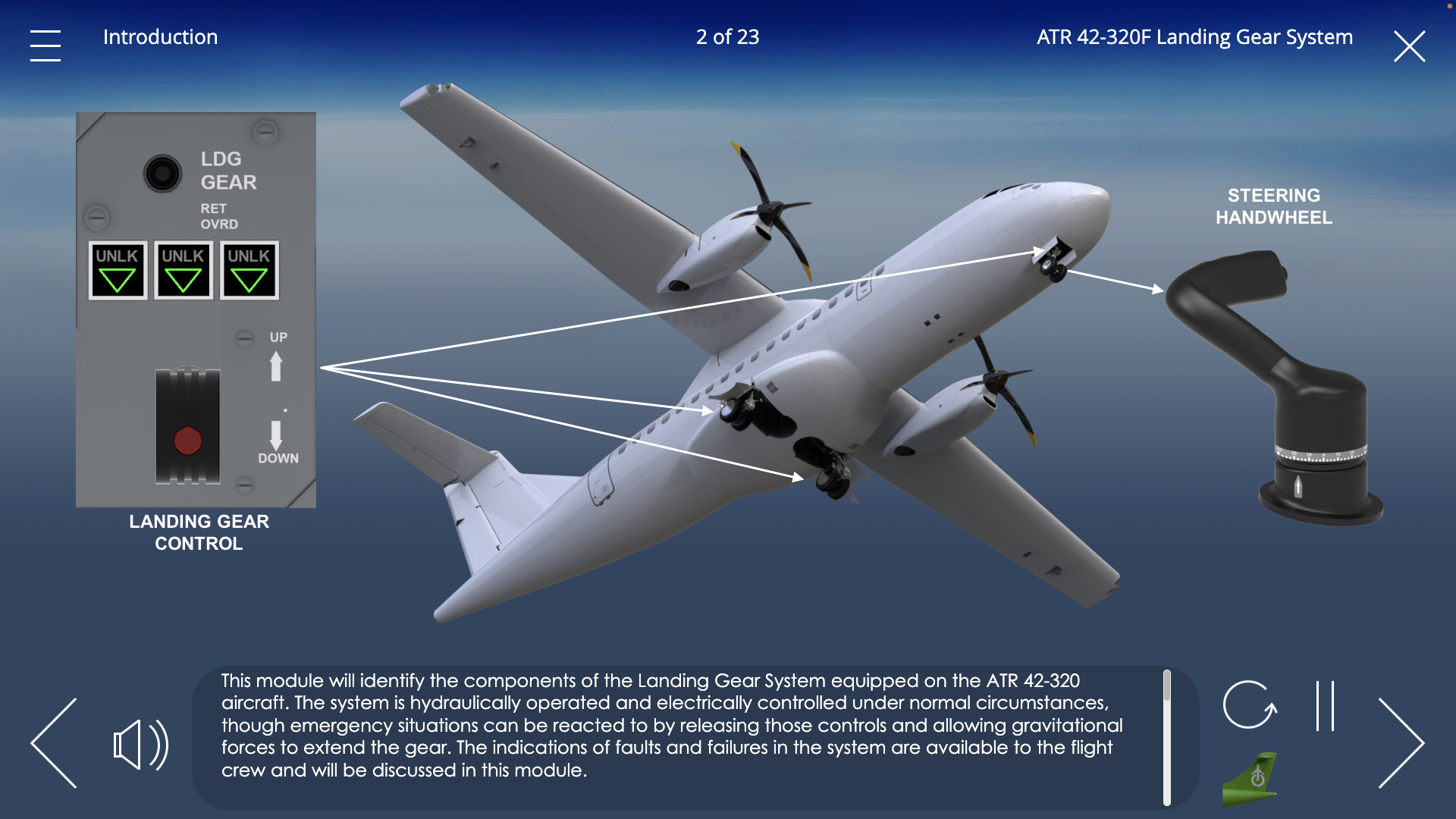 ATR 42-320F_Landing Gear