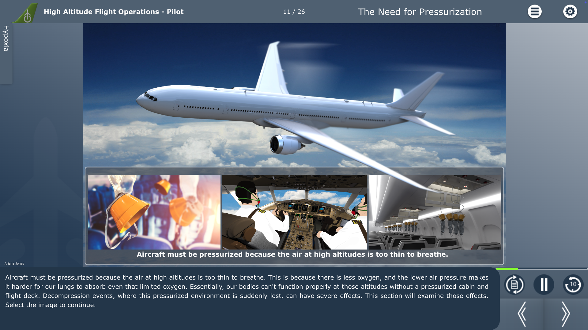 High Altitude and Rapid Decompression Effects