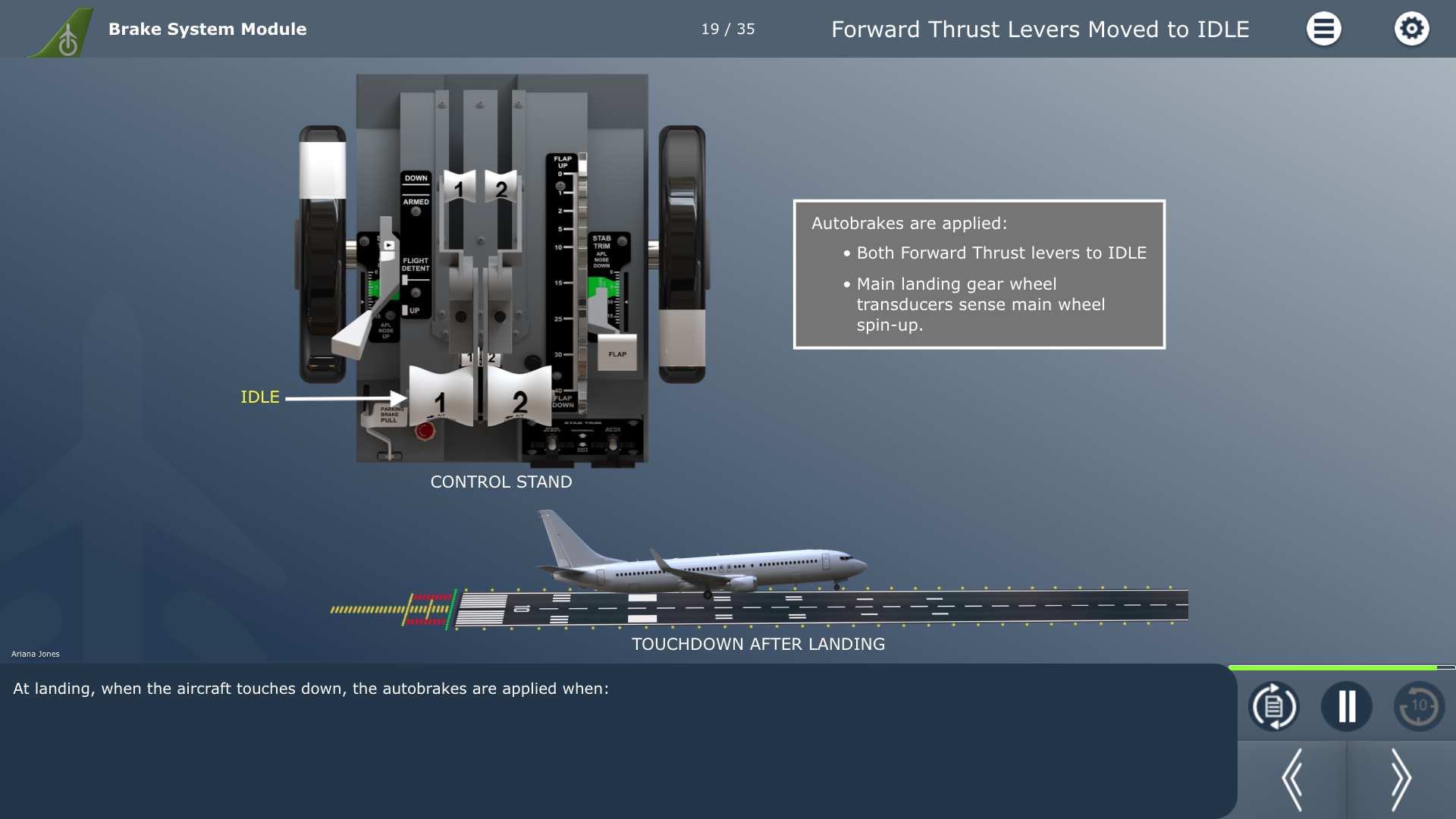 b737ng microlesson - fwd thrust reverser